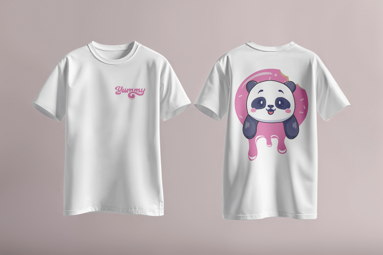 T-shirt personnalisé Yummy – Modèle unisexe en coton