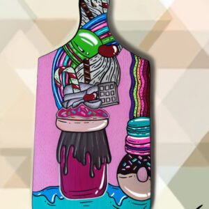 Planche à découper customisée « Édition Gourmande »